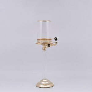 ΚΗΡΟΠΗΓΙΟ ΜΕΤΑΛΛΙΚΟ - ΓΥΑΛΙΝΟ ΧΡΥΣΟ 12x41cm