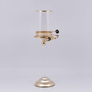 ΚΗΡΟΠΗΓΙΟ ΜΕΤΑΛΛΙΚΟ - ΓΥΑΛΙΝΟ ΧΡΥΣΟ 12x46cm