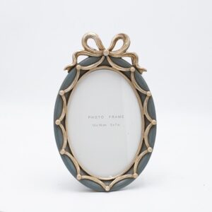 ΚΟΡΝΙΖΑ (13x18) ΜΕ ΦΙΟΓΚΟ ΠΟΛΥΡΕΖΙΝ ΓΚΡΙ-ΧΡΥΣΟ 15.8x3x24.3cm