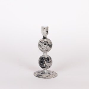 ΚΗΡΟΠΗΓΙΟ ΜΕΤΑΛΛΙΚΟ ΜΩΣΑΪΚΟ ΛΕΥΚΟ ΑΝΤΙΚΕ 9x9x18cm