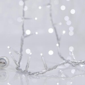 ΣΕΙΡΑ, 300 LED 3mm, 31V ΜΕΤΑΣΧΗΜΑΤΙΣΤΗ, 4 ΕΠΕΚΤΑΣΕΙΣ ΕΩΣ 3 ΣΕΤ, ΔΙΑΦΑΝΟ PVC ΚΑΛΩΔΙΟ, ΛΕΥΚΟ LED ΑΝΑ 5cm, ΠΡΟΕΚΤΑΣΗ ΠΑΡΟΧΗΣ 3m, ΙΡ44