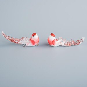ΠΟΥΛΑΚΙ ΚΟΚΚΙΝΟ, ΜΕ ΛΕΥΚΑ ΠΟΥΠΟΥΛΑ, 12x5cm