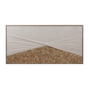 ΠΙΝΑΚΑΣ ΚΑΜΒΑΣ ΑΣΠΡΟ-ΧΡΥΣΟ 122x4.5x62cm