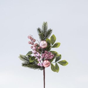 ΚΛΑΔΙ, ΜΕ ΡΟΖ ΔΙΑΚΟΣΜΗΤΙΚΑ, 40cm