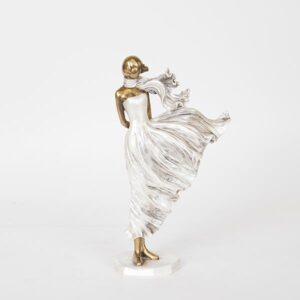 ΔΙΑΚΟΣΜΗΤΙΚΟ ΓΛΥΠΤΟ ΓΥΝΑΙΚΑ ΑΣΗΜΙ-ΧΡΥΣΟ 15.5x7x25cm