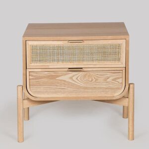 ΚΟΜΟΔΙΝΟ ΞΥΛΙΝΟ ΚΑΦΕ ΜΕ ΠΟΔΙΑ 58x38x50cm