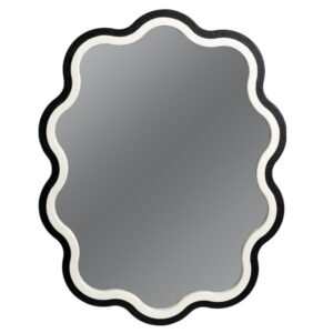 ΚΑΘΡΕΦΤΗΣ ΞΥΛΙΝΟΣ ΜΑΥΡΟΣ - ΛΕΥΚΟΣ 78x2.5x100cm