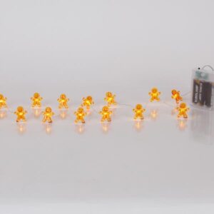 ΣΕΙΡΑ, 20 MINI LED, ΜΠΙΣΚΟΤΑΝΘΡΩΠΟΣ, ΜΠΑΤΑΡΙΑΣ 3xAA, ΧΡΟΝΟΔΙΑΚΟΠΤΗ, ΑΣΗΜΙ ΧΑΛΚΙΝΟ ΚΑΛΩΔΙΟ, ΘΕΡΜΟ ΛΕΥΚΟ LED ΑΝΑ 10cm, ΠΡΟΕΚΤΑΣΗ ΠΑΡΟΧΗΣ 30cm, IP20