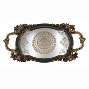 ΔΙΣΚΟΣ ΜΕ ΚΑΘΡΕΦΤΗ ΠΟΛΥΡΕΖΙΝ ΧΡΥΣΟΣ - ΠΡΑΣΙΝΟΣ 47x5.3x24cm