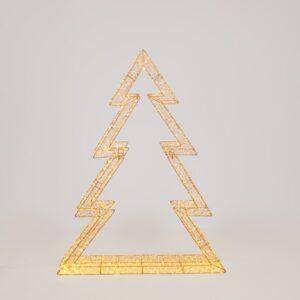ΔΕΝΤΡΟ ΦΩΤΙΖΟΜΕΝΟ 130cm, 6000 MINI LED, 31V ΜΕΤΑΣΧΗΜΑΤΙΣΤΗ, ΜΠΡΟΝΖΕ ΧΑΛΚΙΝΟ ΚΑΛΩΔΙΟ, ΜΠΡΟΝΖΕ ΜΕΤΑΛΛΙΚΟΣ ΣΚΕΛΕΤΟΣ, ΘΕΡΜΟ ΛΕΥΚΟ LED, ΠΡΟΕΚΤΑΣΗ ΠΑΡΟΧΗΣ 5m, IP44