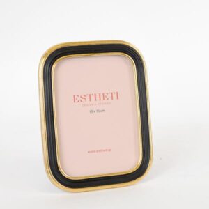 ΚΟΡΝΙΖΑ (10x15) ΠΟΛΥΡΕΣΙΝ ΧΡΥΣΗ - ΜΑΥΡΗ 13.7x1.4x18.5cm