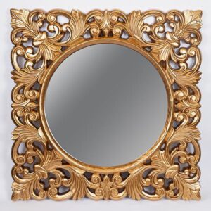 ΚΑΘΡΕΦΤΗΣ ΠΟΛΥΡΕΖΙΝ ΧΡΥΣΟΣ 90x4x90cm