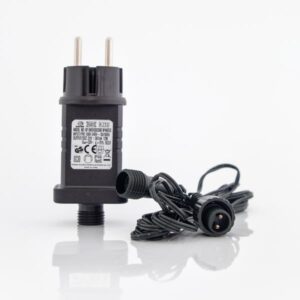 ΜΕΤΑΣΧΗΜΑΤΙΣΤΗΣ 31V/12W, ΣΤΑΘΕΡΟ, ΕΩΣ 1500 LED, ΠΡΑΣΙΝΟ PVC ΚΑΛΩΔΙΟ, ΠΡΟΕΚΤΑΣΗ ΠΑΡΟΧΗΣ 3m, IP44