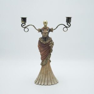 ΚΗΡΟΠΗΓΙΟ ΦΙΓΟΥΡΑ ΠΟΛΥΡΕΖΙΝ ΧΡΥΣΟ ΑΝΤΙΚΕ -ΧΡΩΜΑΤΑ 24x9x30cm