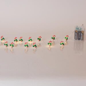 ΣΕΙΡΑ, 20 MINI LED, ΖΑΧΑΡΩΤΟ ΜΕ ΠΡΑΣΙΝΟ ΦΙΟΓΚΟ, ΜΠΑΤΑΡΙΑΣ 3xAA, ΧΡΟΝΟΔΙΑΚΟΠΤΗ, ΑΣΗΜΙ ΧΑΛΚΙΝΟ ΚΑΛΩΔΙΟ, ΘΕΡΜΟ ΛΕΥΚΟ LED ΑΝΑ 10cm, ΠΡΟΕΚΤΑΣΗ ΠΑΡΟΧΗΣ 30cm, IP20