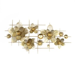 ΔΙΑΚΟΣΜΗΤΙΚΟ ΤΟΙΧΟΥ ΛΟΥΛΟΥΔΙΑ ΜΕΤΑΛΛΙΚΟ ΧΡΥΣΟ 134.5x7.5x68.5cm