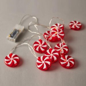 ΣΕΙΡΑ, 10 LED 5mm, ΔΙΑΚΟΣΜΗΤΙΚΑ ΖΑΧΑΡΩΤΑ, ΜΠΑΤΑΡΙΑΣ 2xAA, ΧΡΟΝΟΔΙΑΚΟΠΤΗ, ΔΙΑΦΑΝΟ PVC ΚΑΛΩΔΙΟ, ΘΕΡΜΟ ΛΕΥΚΟ LED ΑΝΑ 15cm, ΠΡΟΕΚΤΑΣΗ ΠΑΡΟΧΗΣ 30cm, IP20