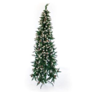 ΔΕΝΤΡΟ ΕΛΑΤΟ ΒΟΥΚΟΥΡΕΣΤΙ, ΧΙΟΝΙΣΜΕΝΟ ΜΕ ΛΕΥΚΑ BERRY, 180cm