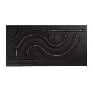 ΠΙΝΑΚΑΣ ΚΑΜΒΑΣ 3D ΜΑΥΡΟΣ 140x3x70cm