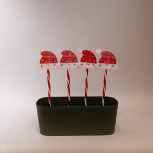 ΣΕΙΡA, 36 MINI LED, 4 ΧΡIΣΤΟΥΓ. ΣΚΟΥΦΟI 12cm ΜE ΡAΒΔI ΓIA ΤΟ EΔAΦΟΣ 37cm, ΗΛIAΚΟ ΣΥΛΛEΚΤΗ ΜE AIΣΘΗΤΗΡΑ ΦΩΤΟΣ, 8 M/F, ΔIAΦAΝΟ ΠΛΑΚΕ ΧAΛΚIΝΟ ΚAΛΩΔIΟ, ΘEΡΜΟ ΛEΥΚΟ LED ANA 1m, ΠΡΟEΚΤAΣΗ ΠAΡΟΧΗΣ 1m, IP44