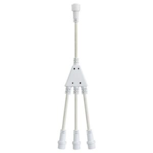 DIY, ΕΠΕΚΤΑΣΗ ΤΥΠΟΥ 1 ΣΕ 3, ΛΕΥΚΟ ΚΑΟΥΤΣΟΥΚ ΚΑΛΩΔΙΟ, ΚΑΘΕ ΕΠΕΚΤΑΣΗ 10cm, IP65