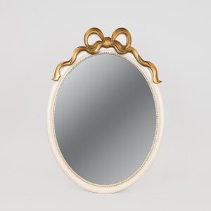 ΚΑΘΡΕΦΤΗΣ ΠΟΛΥΡΕΖΙΝ ΛΕΥΚΟΣ - ΧΡΥΣΟΣ 64.5x4x90cm