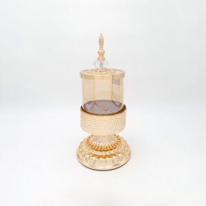 ΦΟΝΤΑΝΙΕΡΑ ΓΥΑΛΙΝΗ ΜΕ ΜΕΤΤΑΛΟ ΧΡΥΣΟ 15x35cm