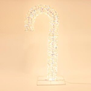 ΦΩΤΙΖΟΜΕΝΟ ΜΠΑΣΤΟΥΝΙ ΙΡΙΔΙΖΟΝ 74cm, 600 LED, 4,5V ΜΕΤΑΣΧΗΜΑΤΙΣΤΗ, TIMER, ΑΣΗΜΙ ΧΑΛΚΙΝΟ ΚΑΛΩΔΙΟ, ΘΕΡΜΟ ΛΕΥΚΟ LED, ΠΡΟΕΚΤΑΣΗ ΠΑΡΟΧΗΣ 5m, IP44