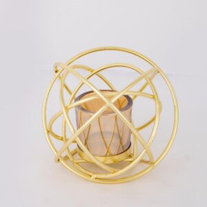 ΚΗΡΟΠΗΓΙΟ ΓΥΑΛΙΝΟ - ΜΕΤΑΛΛΙΚΟ ΧΡΥΣΟ 15x13cm