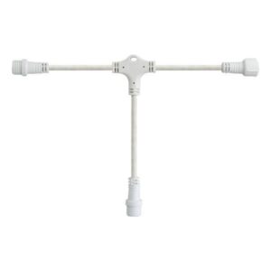 DIY, ΛΕΥΚΟ ΚΑΟΥΤΣΟΥΚ ΚΑΛΩΔΙΟ ΤΥΠΟΥ ΤΑΦ, 3 ΚΟΝΕΚΤΟΡΕΣ, 10cm, IP65