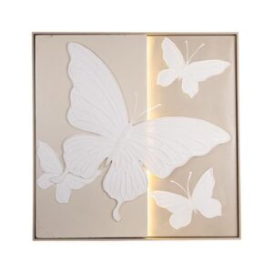 ΠΙΝΑΚΑΣ LED ΠΕΤΑΛΟΥΔΕΣ ΛΕΥΚΟ-ΜΠΕΖ 82x5x82cm