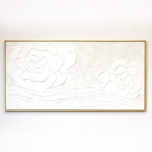 ΠΙΝΑΚΑΣ ΚΑΜΒΑΣ ΛΟΥΛΟΥΔΙΑ ΛΕΥΚΟΣ 120x3.5x60cm