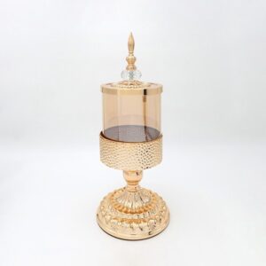 ΦΟΝΤΑΝΙΕΡΑ ΓΥΑΛΙΝΗ ΜΕ ΜΕΤΤΑΛΟ ΧΡΥΣΟ 15x40cm