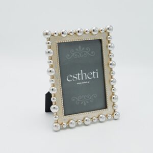 ΚΟΡΝΙΖΑ (10x15) ΠΟΛΥΡΕΖΙΝ ΧΡΥΣΟ-ΑΣΗΜΙ 14.5x2x19.5cm