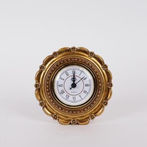 ΕΠΙΤΡΑΠΕΖΙΟ ΡΟΛΟΪ ΠΟΛΥΡΕΣΙΝ ΧΡΥΣΟ 13.4x4x13.4cm