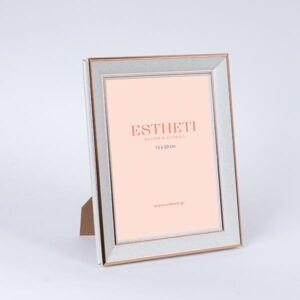 ΚΟΡΝΙΖΑ (15x20) ΠΛΑΣΤΙΚΗ ΛΕΥΚΗ - ΧΡΥΣΗ