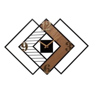 ΡΟΛΟΪ ΤΟΙΧΟΥ ΜΕΤΑΛΛΙΚΟ - ΞΥΛΙΝΟ NATURAL - ΜΑΥΡΟ - ΧΡΥΣΟ 63x3.5x42.5cm