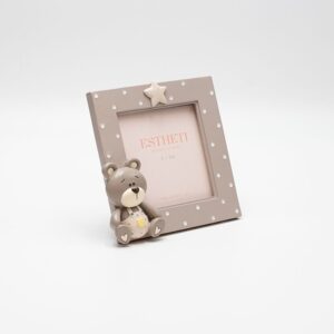 ΚΟΡΝΙΖΑ ΠΑΙΔΙΚΗ ΑΡΚΟΥΔΑΚΙ ΠΟΛΥΡΕΖΙΝ ΠΟΥΑ ΜΕ ΕΚΡΟΥ - ΛΕΥΚΟ 13.5x2.8x12.7cm