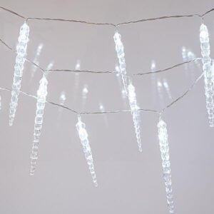 ΒΡΟΧΗ, 20 LED 5mm, 10 ΜΕΓΑΛΟΥΣ ΣΤΑΛΑΚΤΙΤΕΣ 16cm & 10 ΜΙΚΡΟΥΣ 11cm, 3.2V ΜΕΤΑΣΧΗΜΑΤΙΣΤΗΣ, 4 ΕΠΕΚΤΑΣΕΙΣ ΕΩΣ 3 ΣΕΤ, ΔΙΑΦΑΝΟ PVC ΚΑΛΩΔΙΟ, ΛΕΥΚΟ LED ΑΝΑ 15cm, ΠΡΟΕΚΤΑΣΗ ΠΑΡΟΧΗΣ 3m, IP44