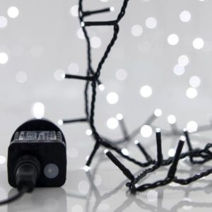 ΣΕΙΡΑ, 900 LED 3mm, 31V ΜΕΤΑΣΧΗΜΑΤΙΣΤΗ, 8 ΠΡΟΓΡΑΜΜΑΤΑ & ΜΝΗΜΗ, ΠΡΑΣΙΝΟ PVC ΚΑΛΩΔΙΟ, ΛΕΥΚΟ LED ΑΝΑ 5cm, ΠΡΟΕΚΤΑΣΗ ΠΑΡΟΧΗΣ 3m, ΙΡ44