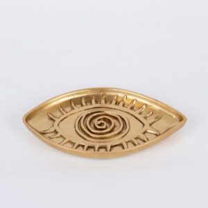 ΠΙΑΤΕΛΑ ΜΑΤΙ ΠΟΛΥΡΕΖΙΝ ΧΡΥΣΗ 16x9.8x1.3cm