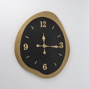 ΡΟΛΟΪ ΤΟΙΧΟΥ ΜΕΤΑΛΛΙΚΟ ΜΑΥΡΟ - ΧΡΥΣΟ 50x60x2.5cm