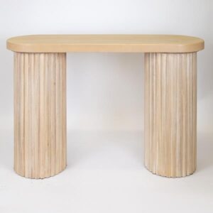 ΚΟΝΣΟΛΑ ΞΥΛΙΝΗ NATURAL 119x40x80.5cm