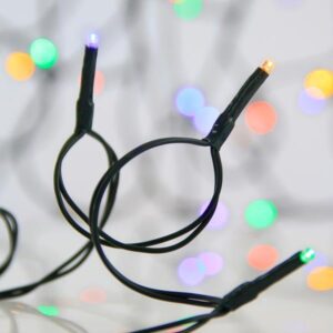 ΣΕΙΡΑ, 720 LED 3mm, 31V ΜΕΤΑΣΧΗΜΑΤΙΣΤΗ, ΣΤΑΘΕΡΟ, ΠΡΑΣΙΝΟ PVC ΚΑΛΩΔΙΟ, ΧΡΩΜΑΤΙΣΤΟ LED ΑΝΑ 7.5cm, ΠΡΟΕΚΤΑΣΗ ΠΑΡΟΧΗΣ 3m, IP44