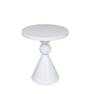 ΤΡΑΠΕΖΙ BOHΘΗΤΙΚΟ ΜΕΤΑΛΛΙΚΟ ΛΕΥΚΟ 35x35x40cm