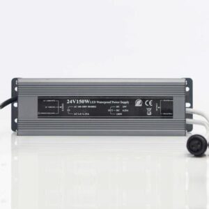 24V ΜΕΤΑΣΧΗΜΑΤΙΣΤΗΣ, 150W, ΠΡΑΣΙΝΟ ΚΑΟΥΤΣΟΥΚ ΚΑΛΩΔΙΟ, ΚΑΛΩΔΙΟ ΠΑΡΟΧΗΣ 3m, IP67