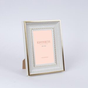 ΚΟΡΝΙΖΑ (10x15) ΠΛΑΣΤΙΚΗ ΓΚΡΙ - ΧΡΥΣΗ