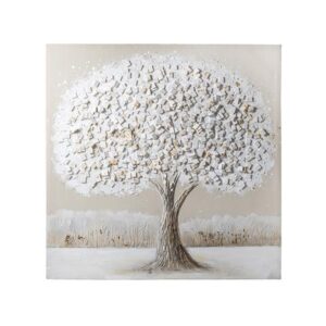 ΠΙΝΑΚΑΣ ΔΕΝΤΡΟ ΚΑΦΕ ΛΕΥΚΟ 100x3x100cm