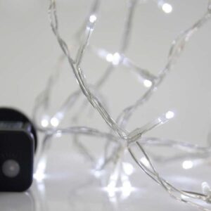 ΣΕΙΡΑ, 240 LED 3mm, 31V ΜΕΤΑΣΧΗΜΑΤΙΣΤΗ, 8 ΠΡΟΓΡΑΜΜΑΤΑ & ΜΝΗΜΗ, ΔΙΑΦΑΝΟ PVC ΚΑΛΩΔΙΟ, ΛΕΥΚΟ LED ΑΝΑ 5cm, ΠΡΟΕΚΤΑΣΗ ΠΑΡΟΧΗΣ 3m, ΙΡ44