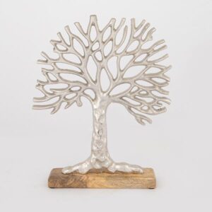 ΔΙΑΚΟΣΜΗΤΙΚΟ ΔΕΝΤΡΟ ΜΕΤΑΛΛΟ ΑΣΗΜΙ 29x5x36cm